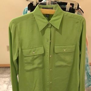LAUREN by Ralph Lauren Silk button down